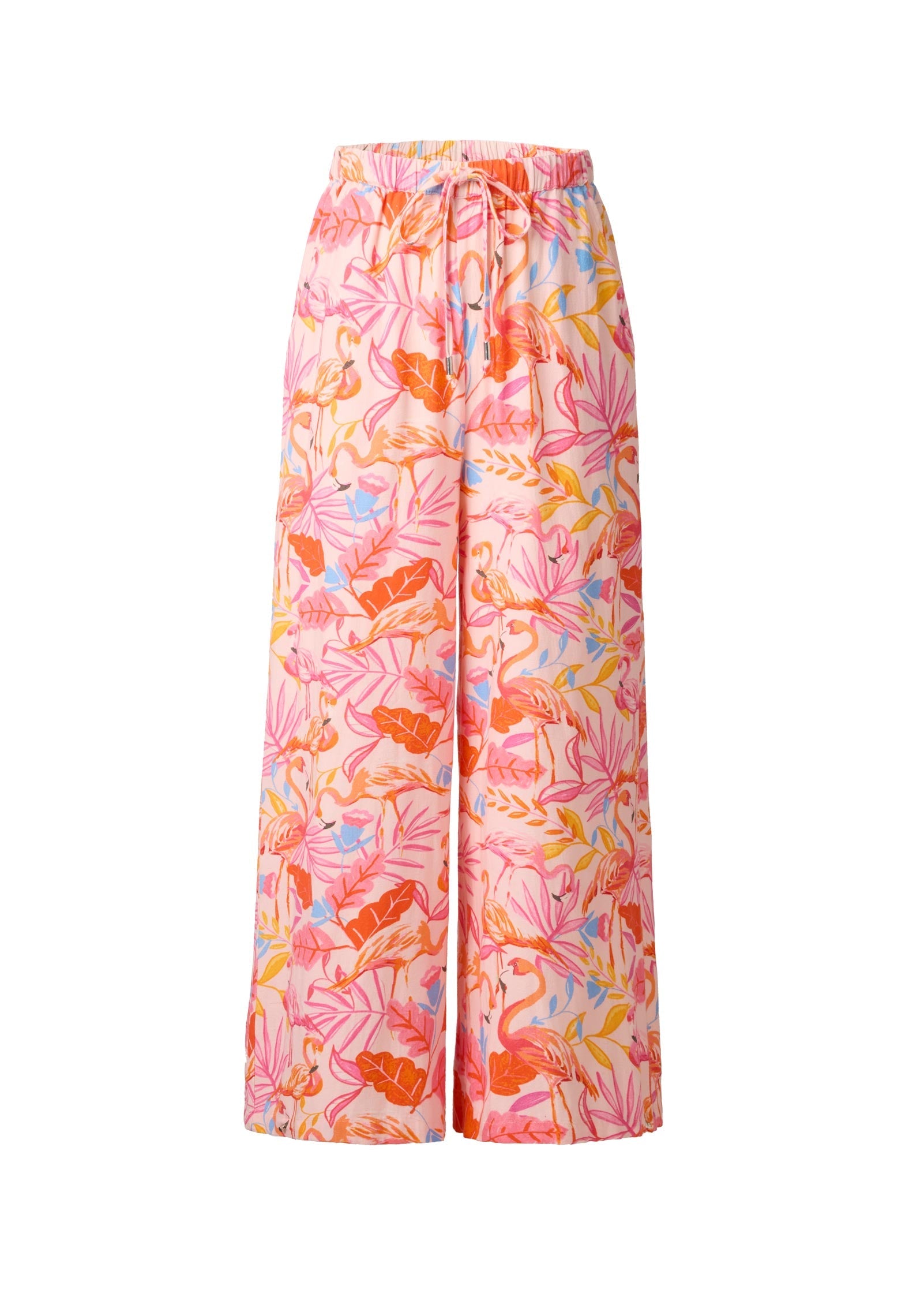 Wide Leg Linen Pant Flamingo Summer | Venus Cost Saving