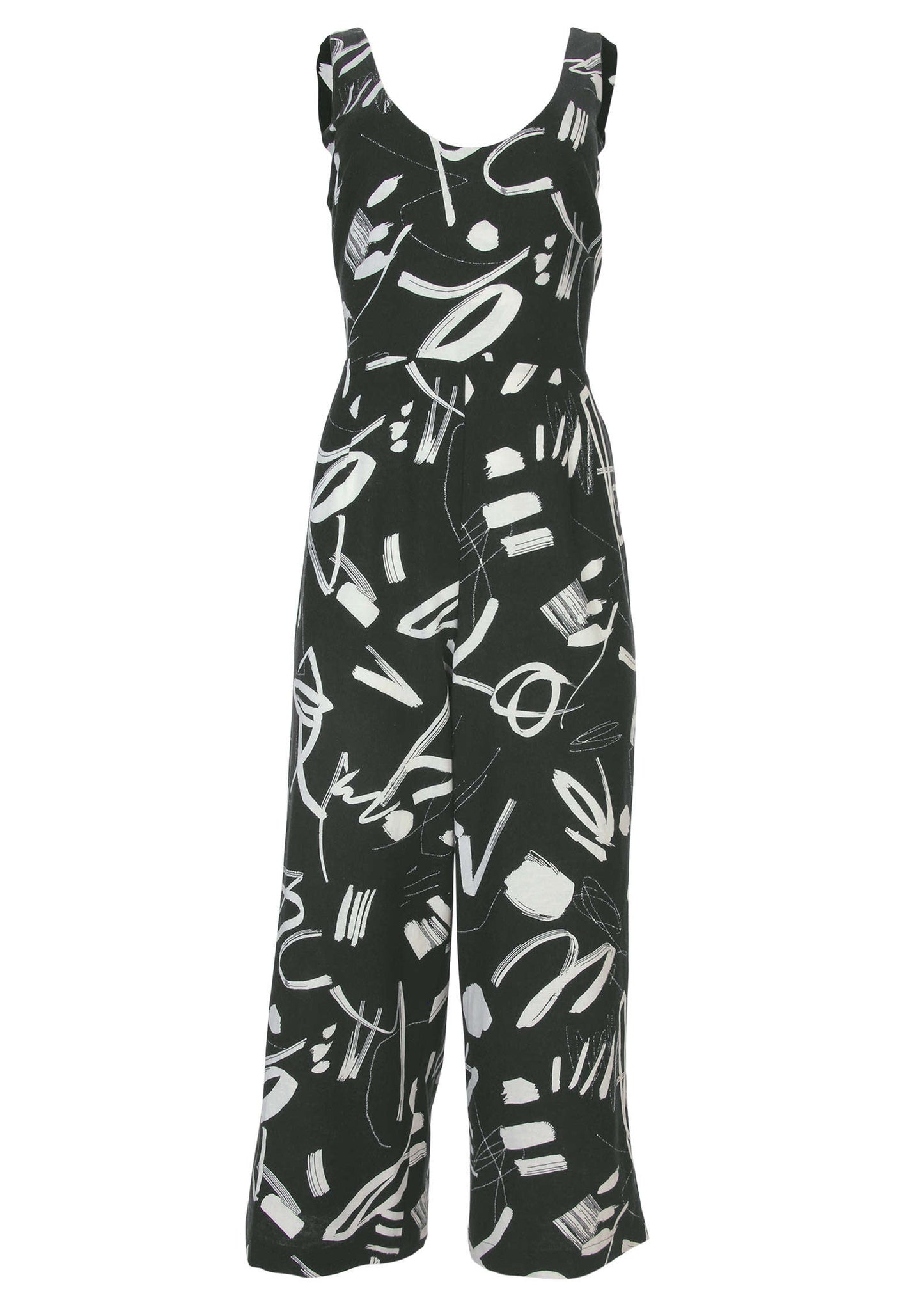Linen Jumpsuit - Modern Graffiti | Venus Limited Edition