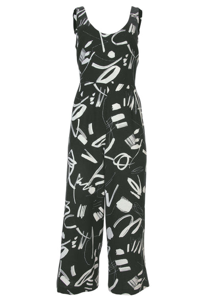 Linen Jumpsuit - Modern Graffiti | Venus Limited Edition