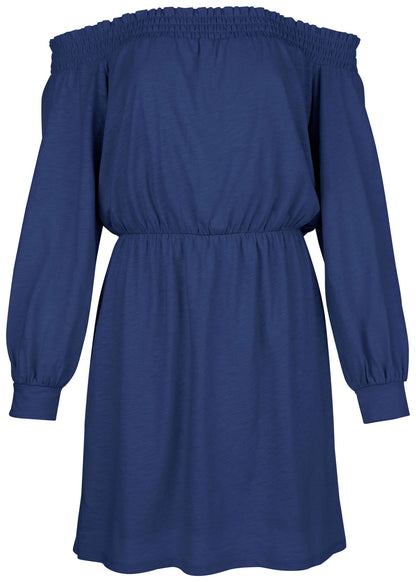 Off The Shoulder Mini Bellweather Blue | Venus Special Offer