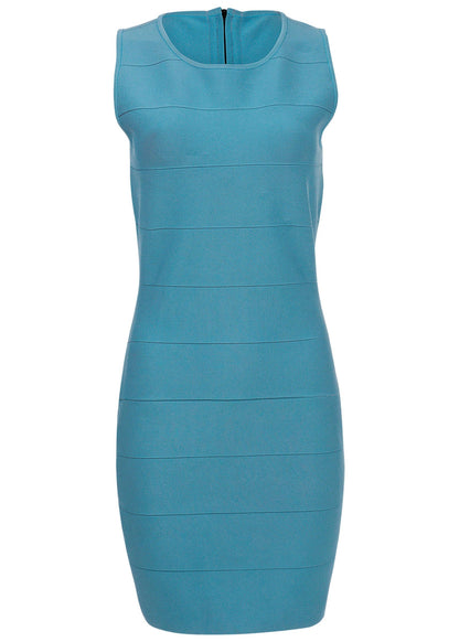 Mini Bandage Dress - Blue | Venus Popular Choice