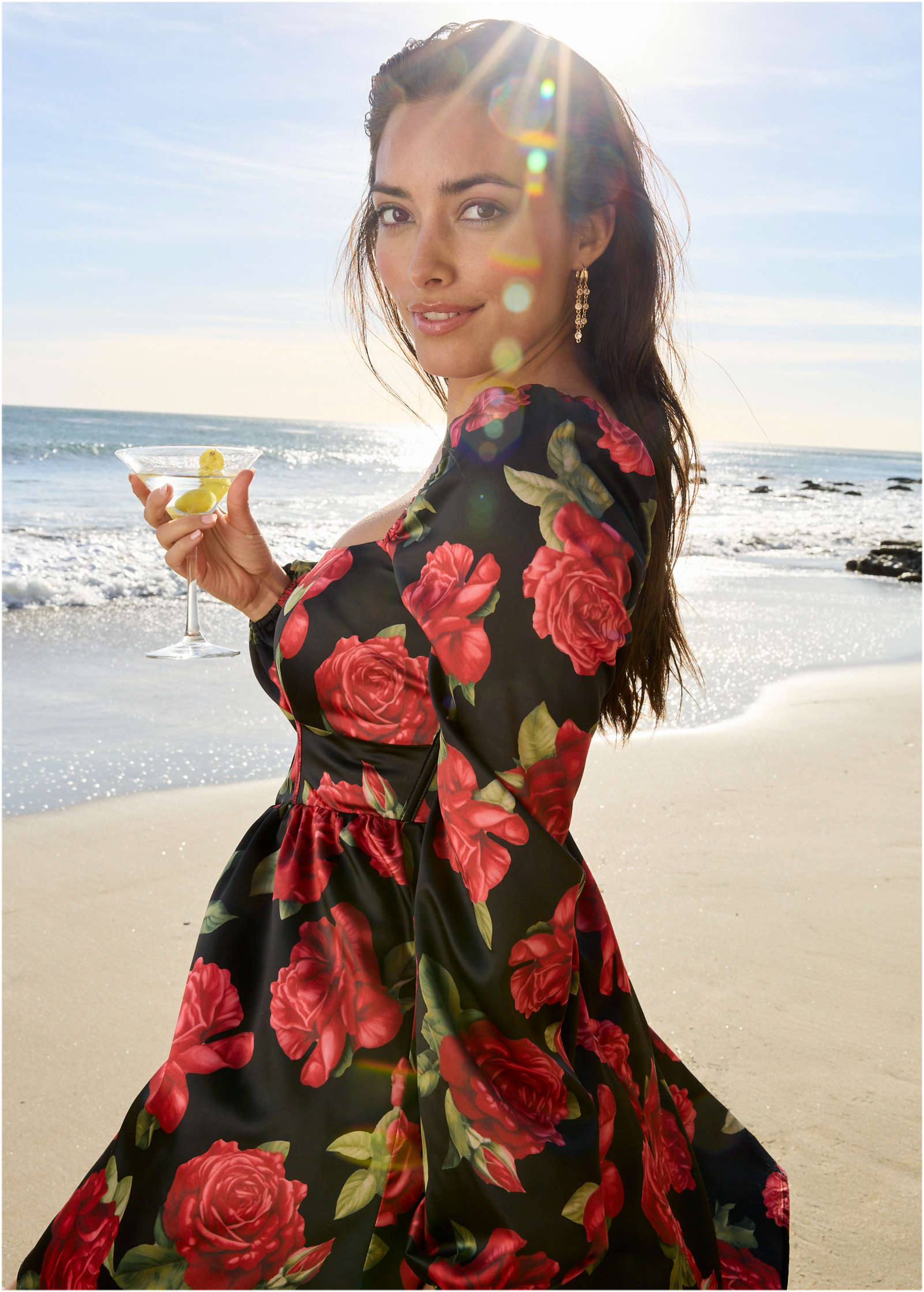 Corset Mini Dress - Antique Roses | Venus Customer Favorite
