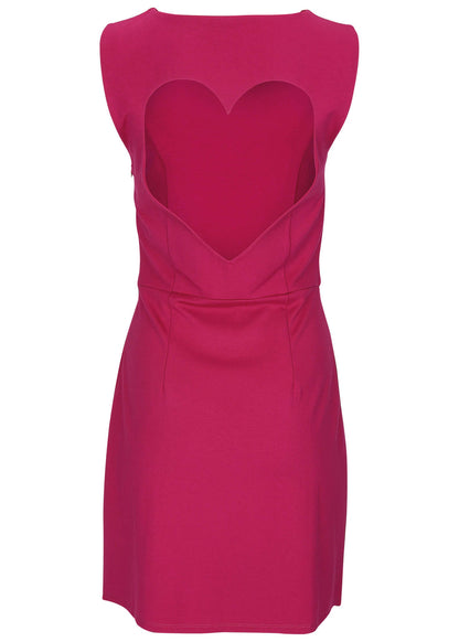 Heart Cutout Mini Dress - Granita Pink | Venus Limited Edition