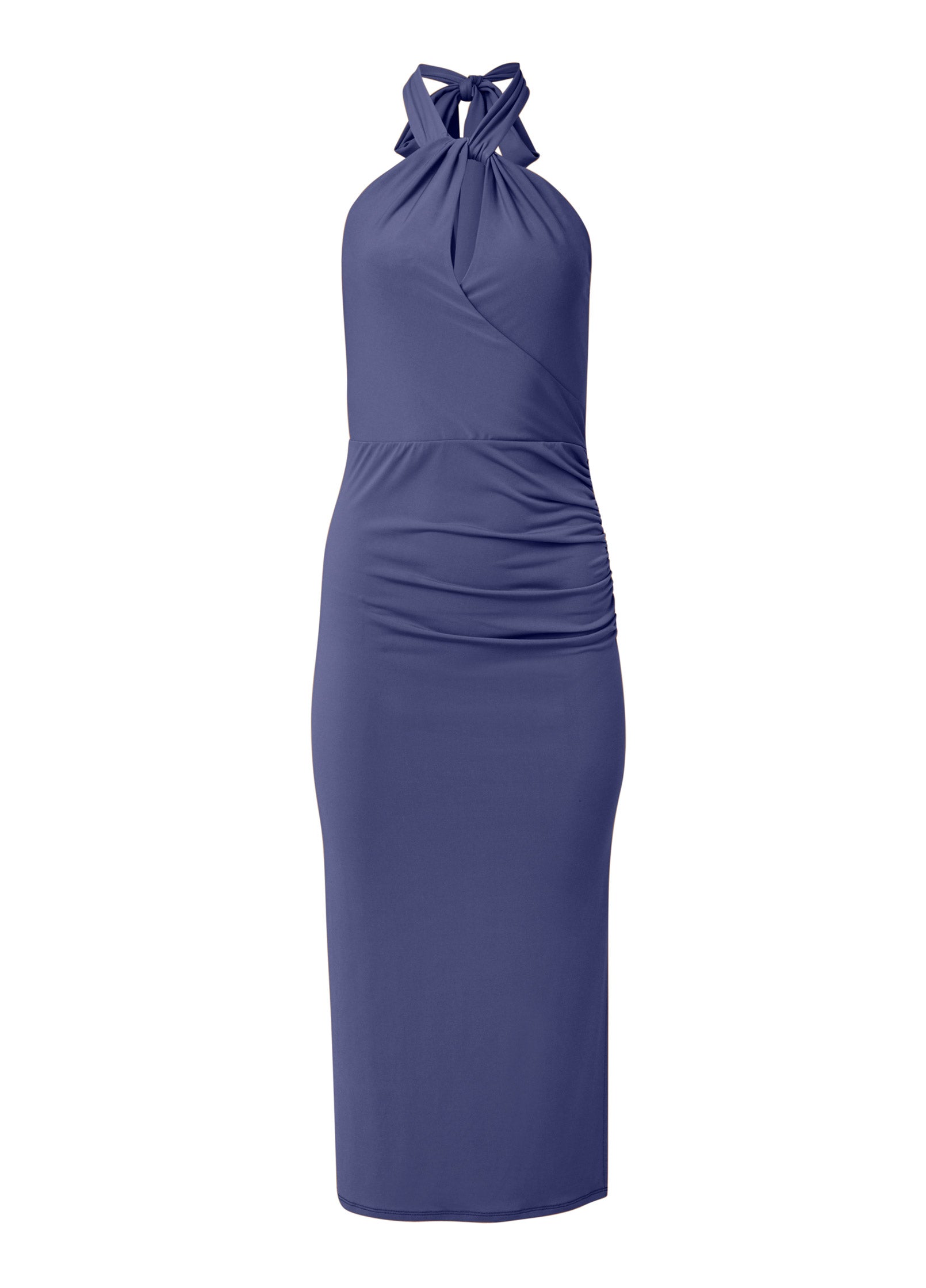 Halter Bodycon Dress - Skipper Blue | Venus Customer Favorite