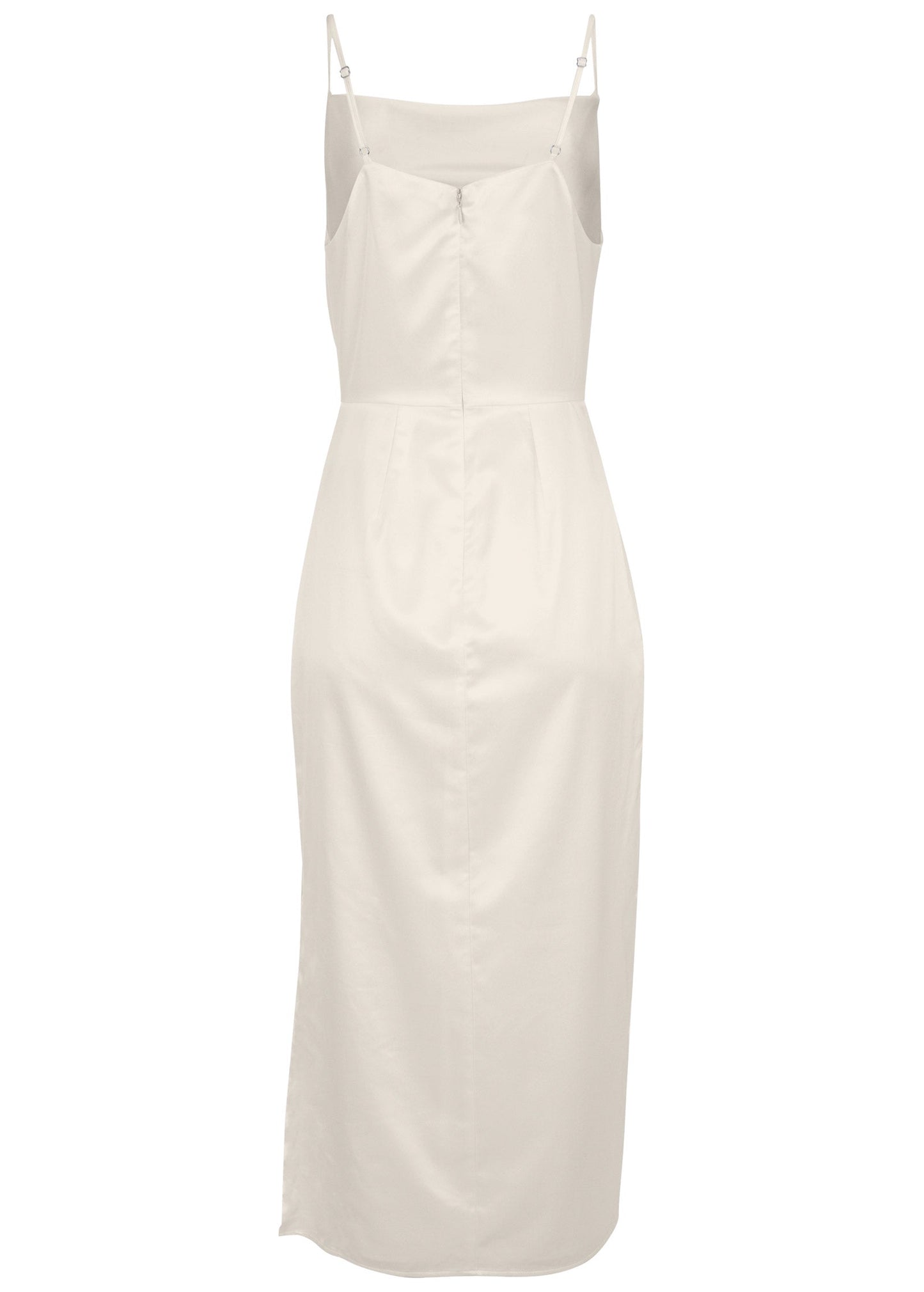 Cowl Neck Slip Dress - Off White | Venus Sale