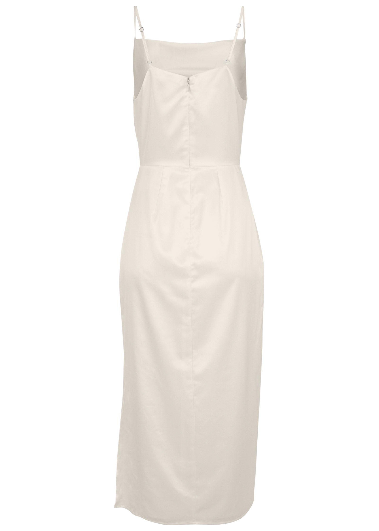 Cowl Neck Slip Dress - Off White | Venus Sale