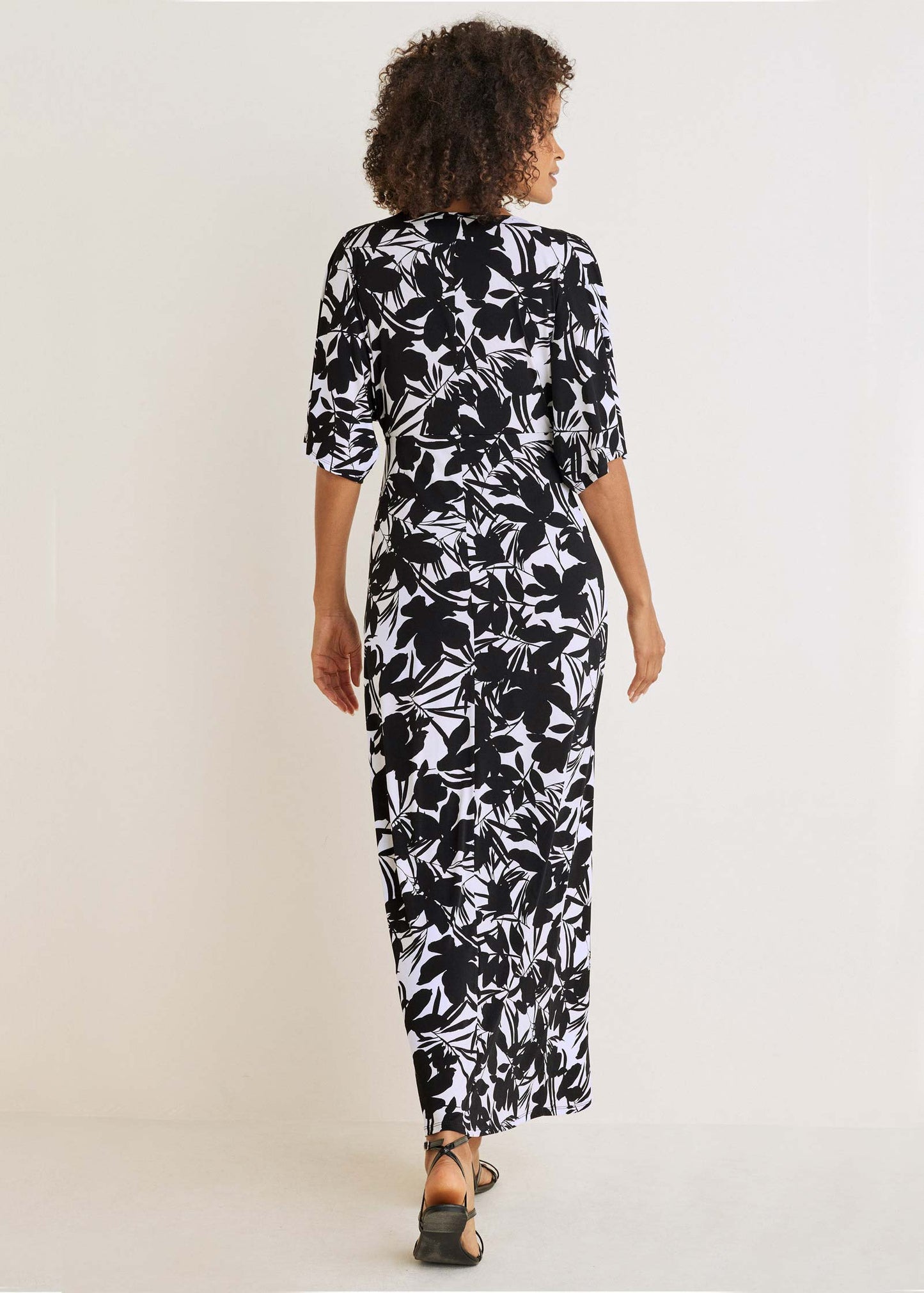 Twist Front Maxi Dress - Exotic Shadow Floral | Fashion | Venus Great Deal