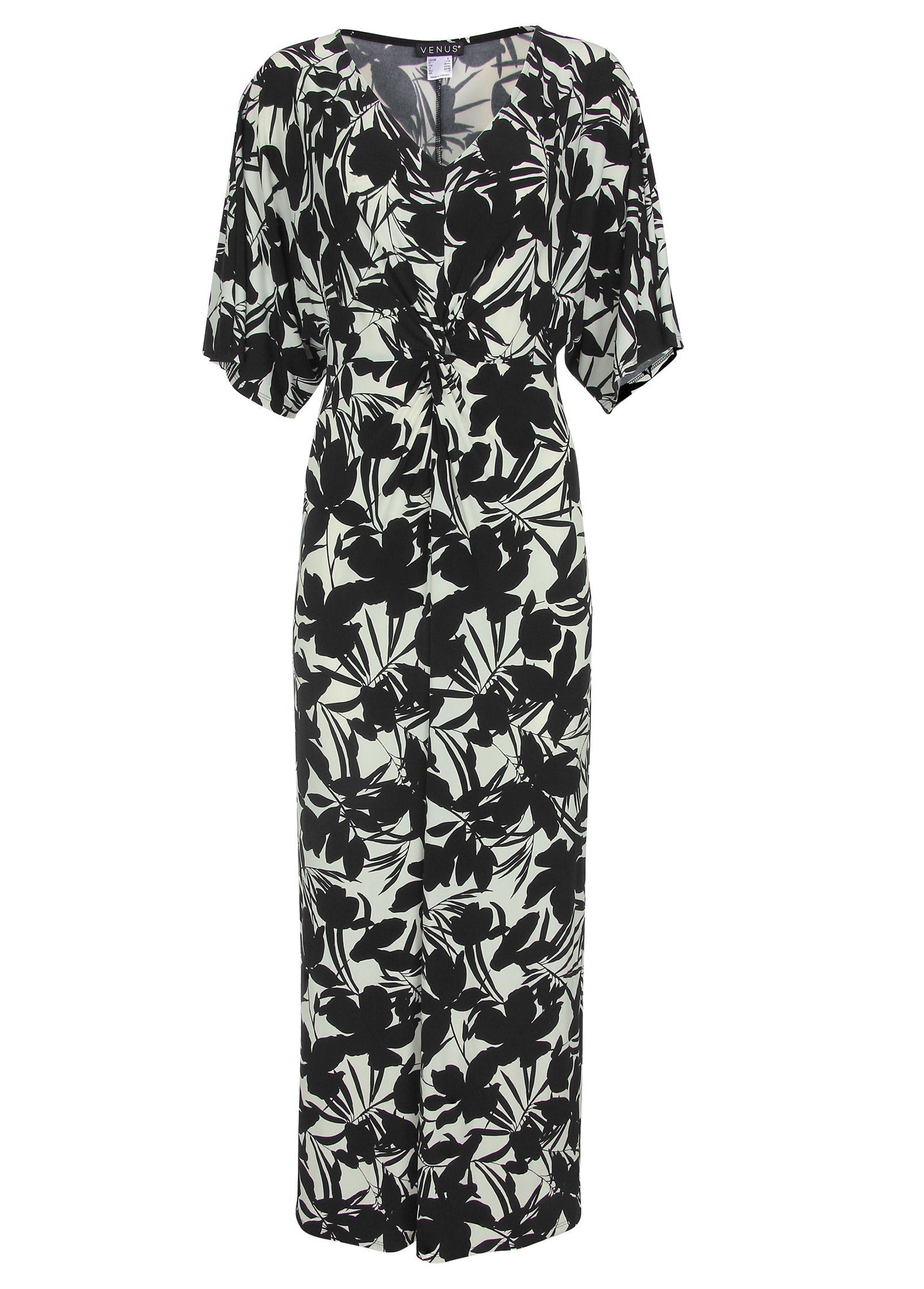 Twist Front Maxi Dress - Exotic Shadow Floral | Fashion | Venus Great Deal