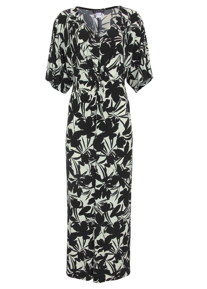 Twist Front Maxi Dress - Exotic Shadow Floral | Fashion | Venus Great Deal