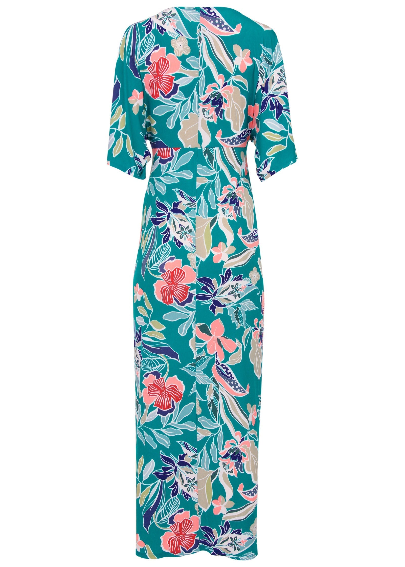Twist Front Maxi Dress in Paradise Floral | VENUS | Venus Featured