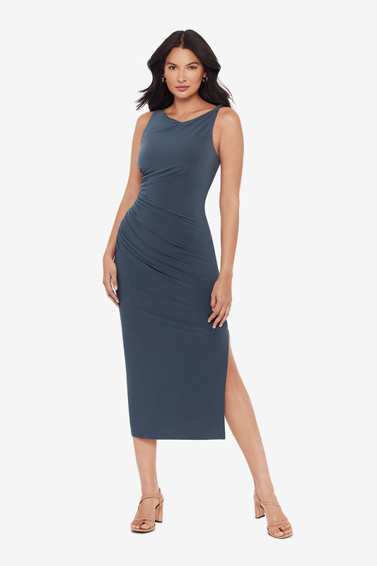 Maxi Shaping Dress in Slate Grey | Venus Value