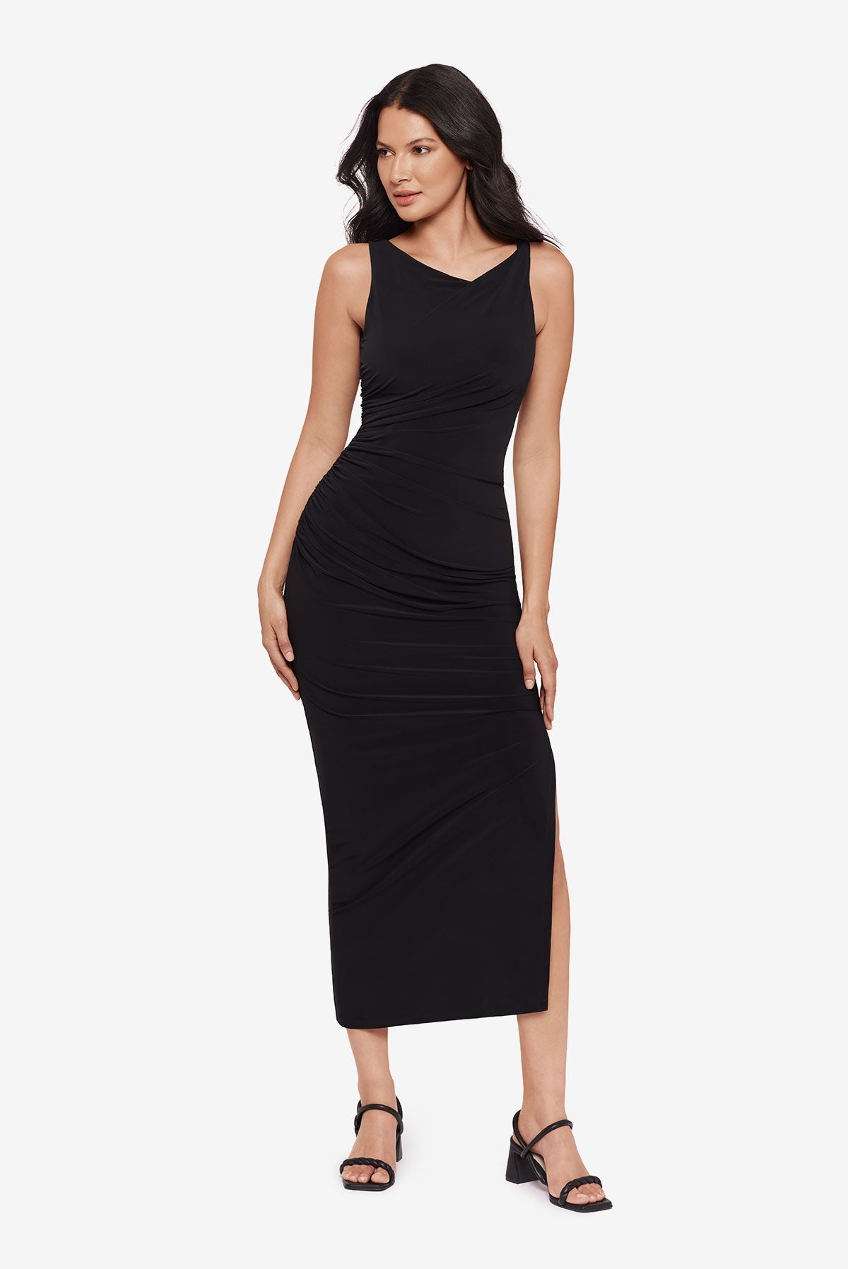 Maxi Shaping Dress in Black | Venus Budget Friendly