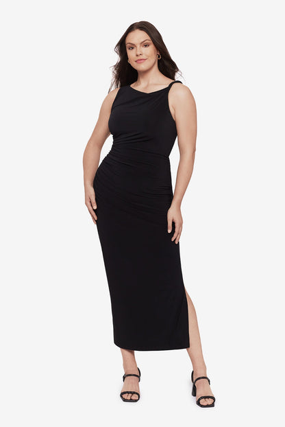 Maxi Shaping Dress in Black | Venus Budget Friendly