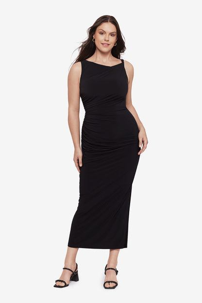 Maxi Shaping Dress in Black | Venus Budget Friendly