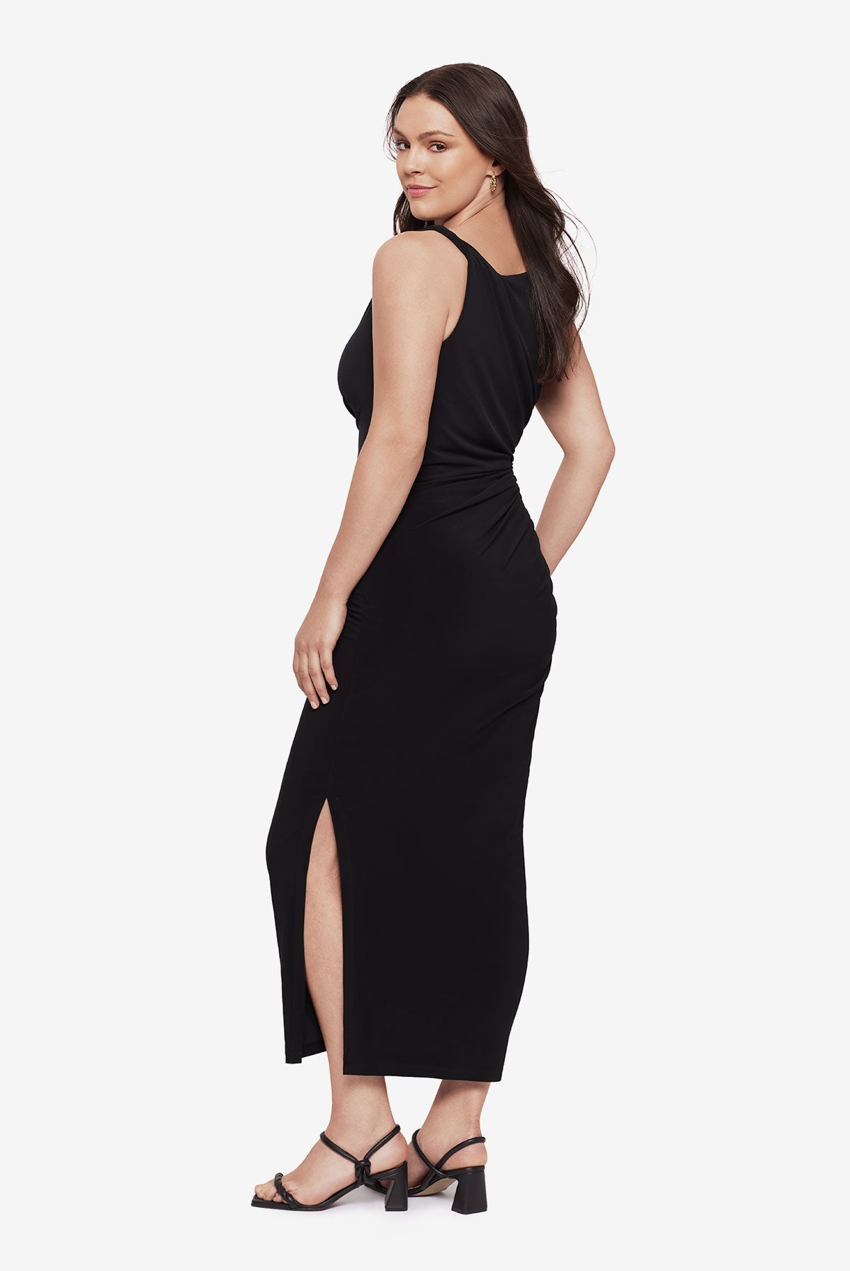 Maxi Shaping Dress in Black | Venus Budget Friendly