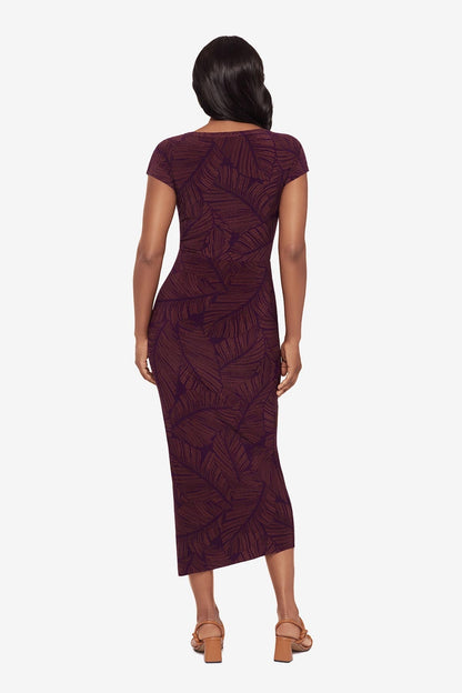 Loki Wrap Front Shaping Dress in Anthurium | Venus Great Deal
