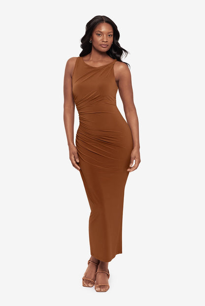 Maxi Shaping Dress in Bronze | Venus Special Offer