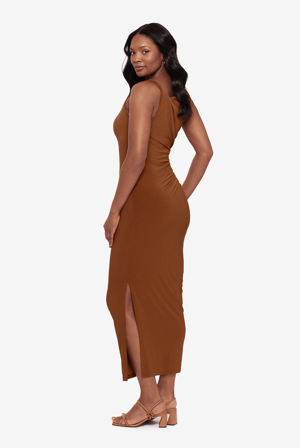 Maxi Shaping Dress in Bronze | Venus Special Offer