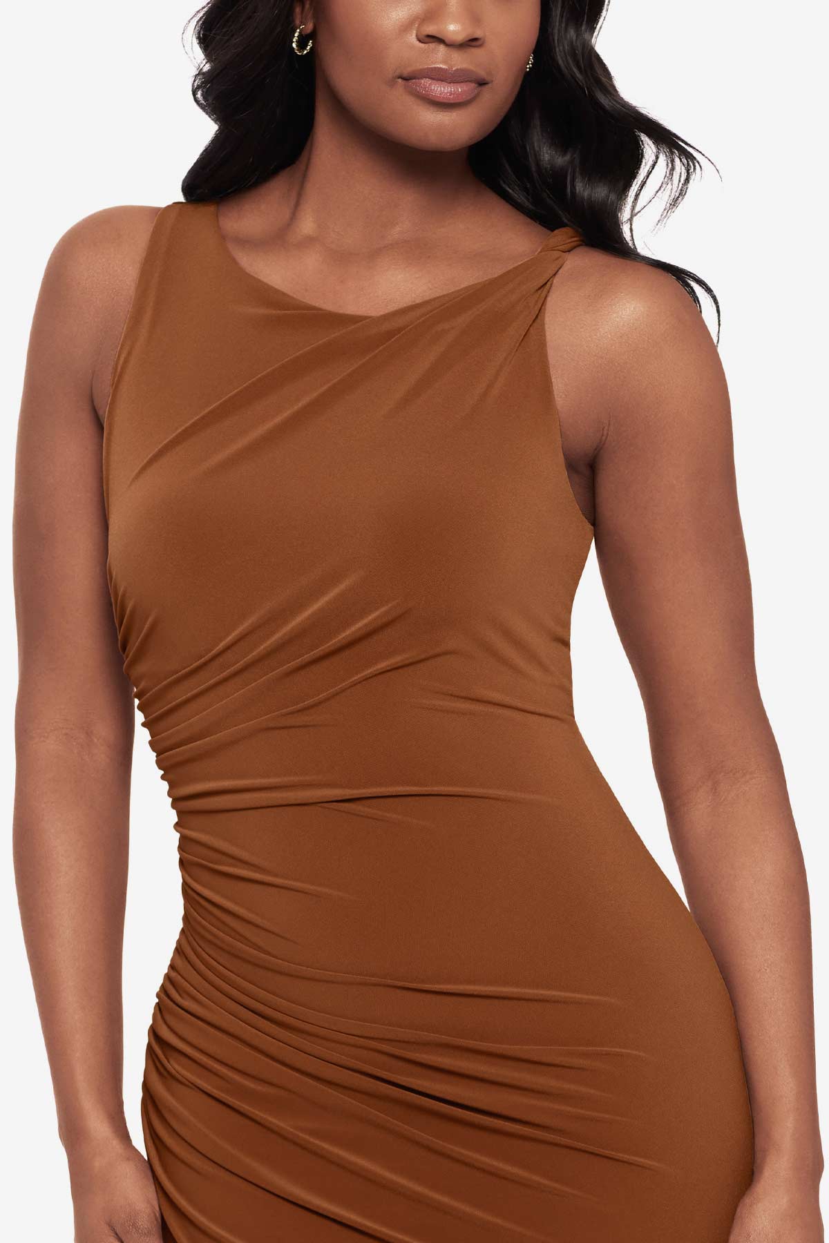 Maxi Shaping Dress in Bronze | Venus Special Offer