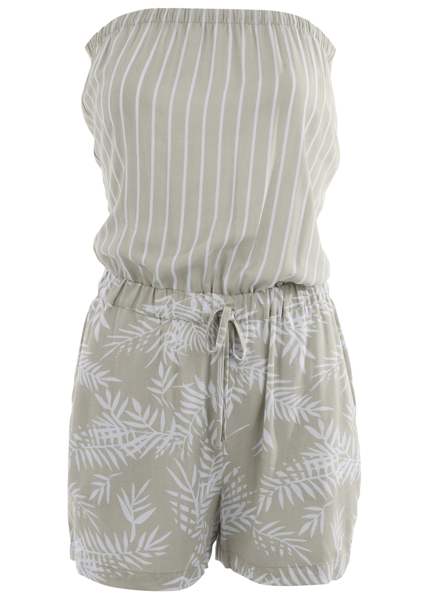 Strapless Romper - Green Multi | Venus Special Offer