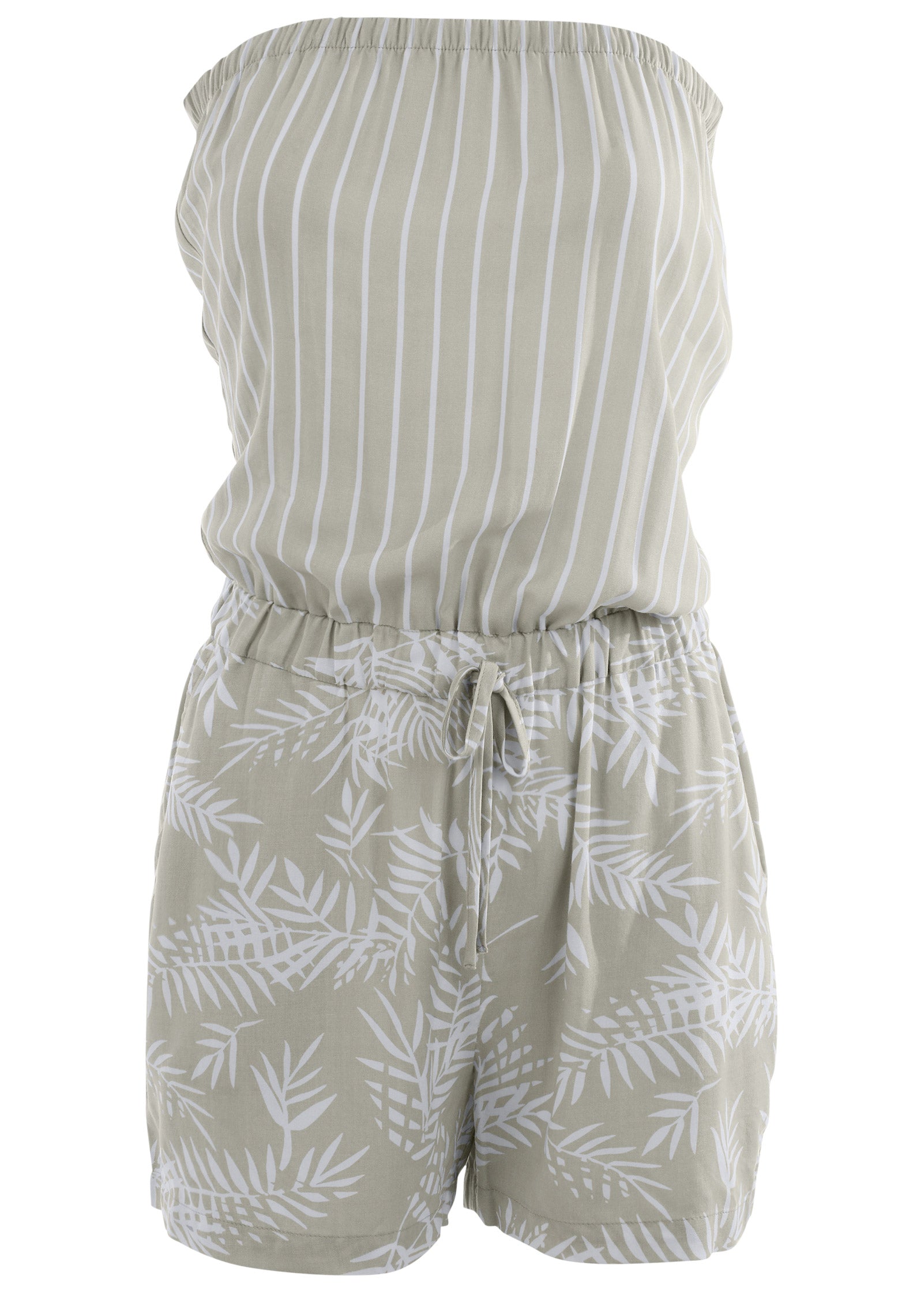 Strapless Romper - Green Multi | Venus Special Offer