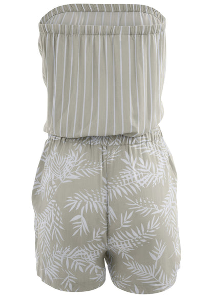 Strapless Romper - Green Multi | Venus Special Offer