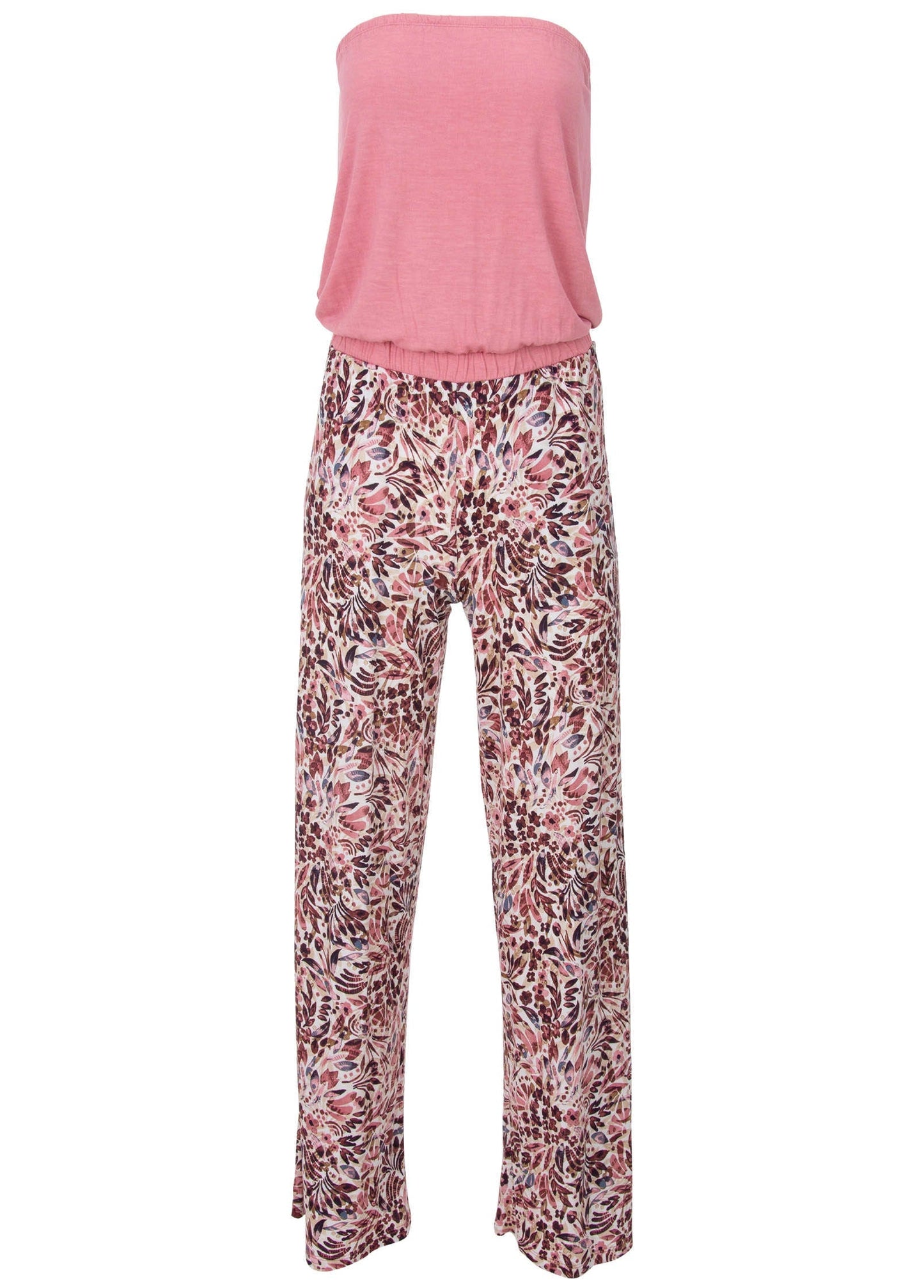 Abstract Mirage Jumpsuit - Cream Multi | Venus Best Seller