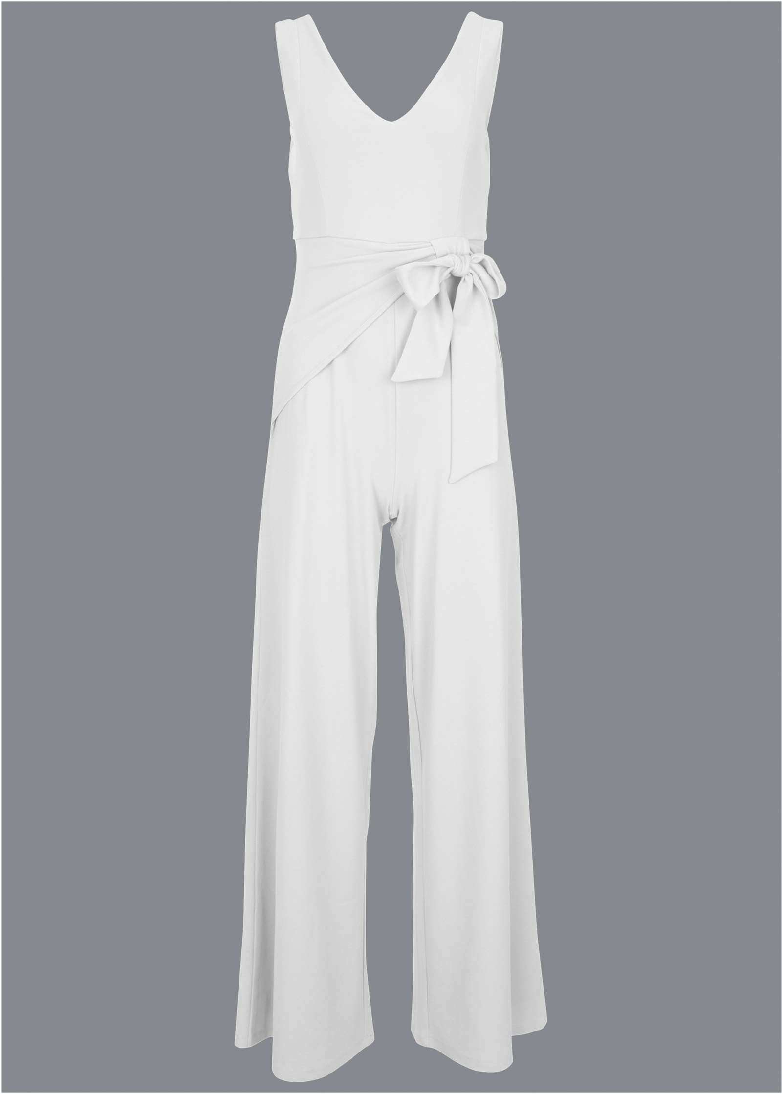 Wide Leg Jumpsuit - White | Venus Customer Favorite