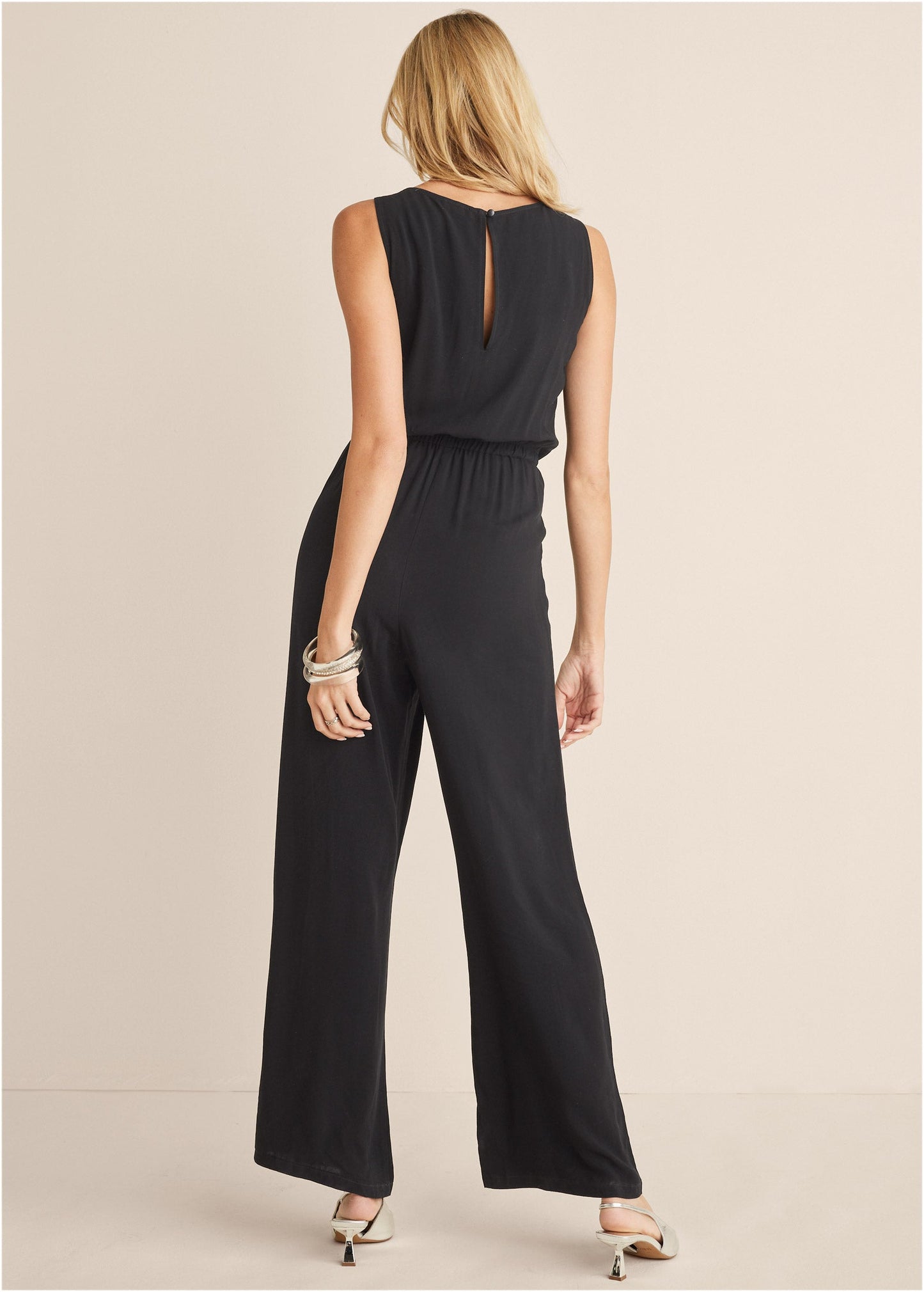 Sleeveless Jumpsuit - Black | Venus Sale