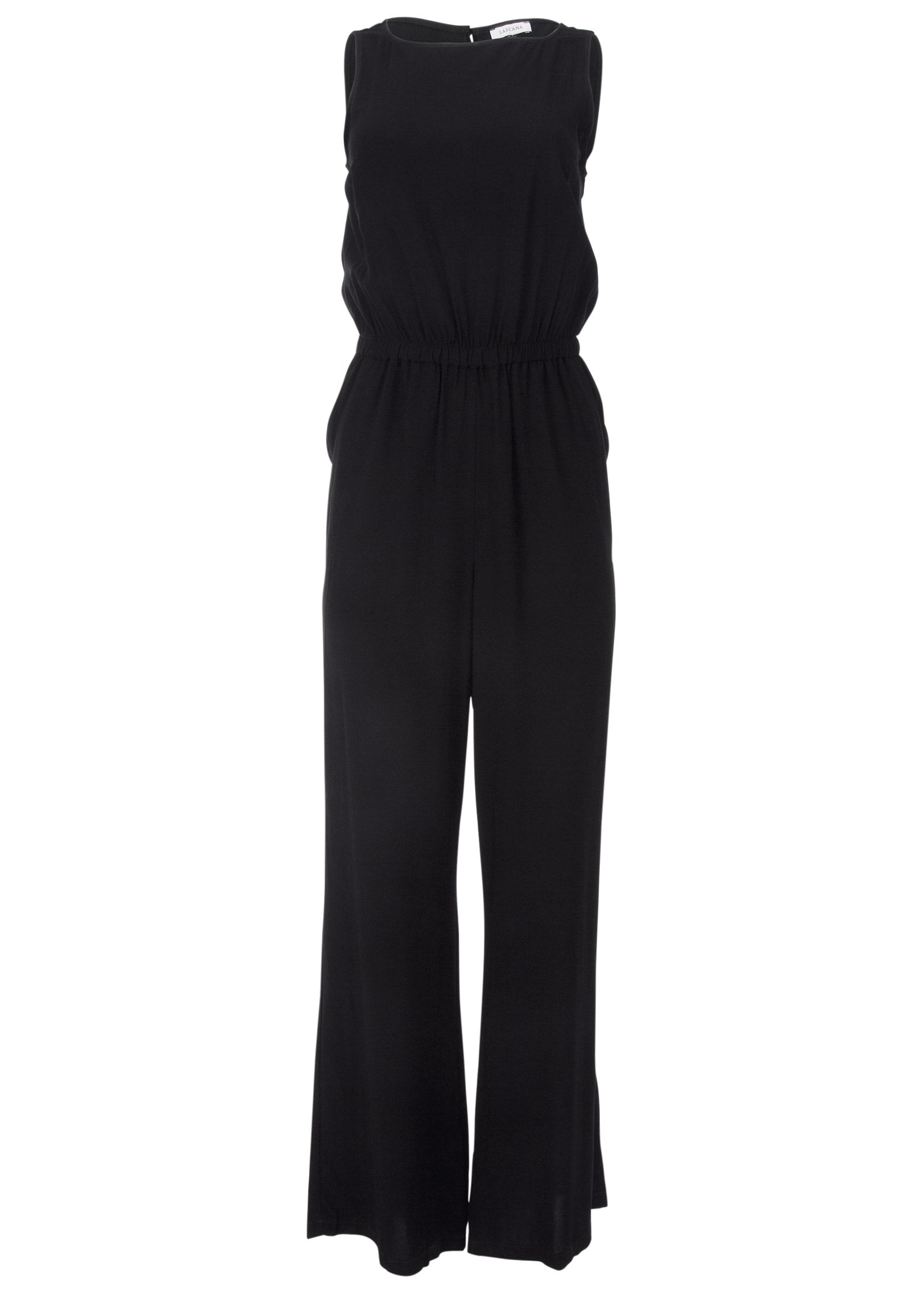 Sleeveless Jumpsuit - Black | Venus Sale