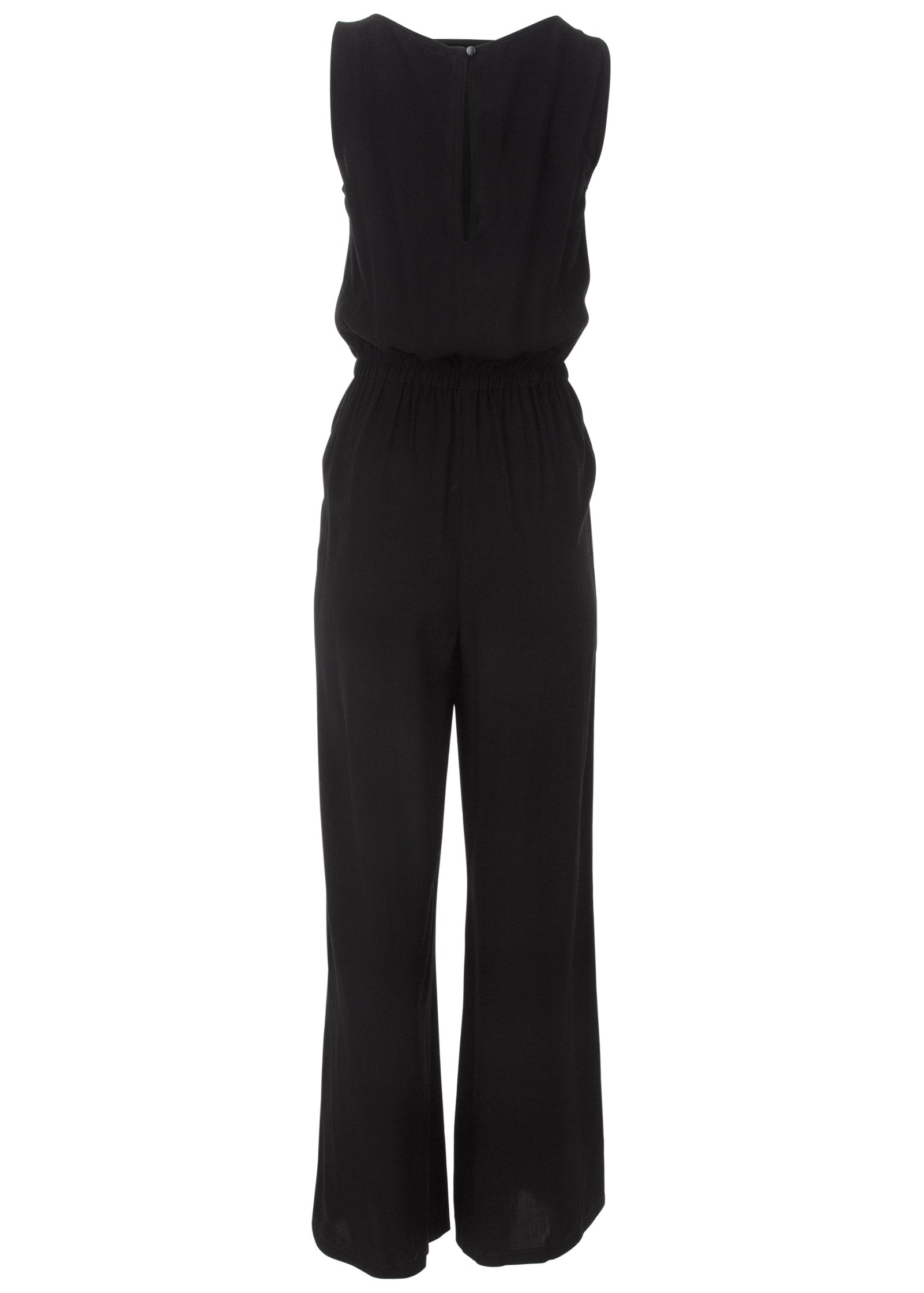 Sleeveless Jumpsuit - Black | Venus Sale