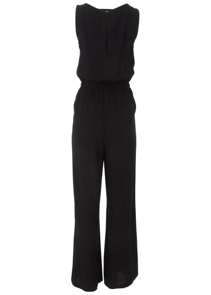 Sleeveless Jumpsuit - Black | Venus Sale