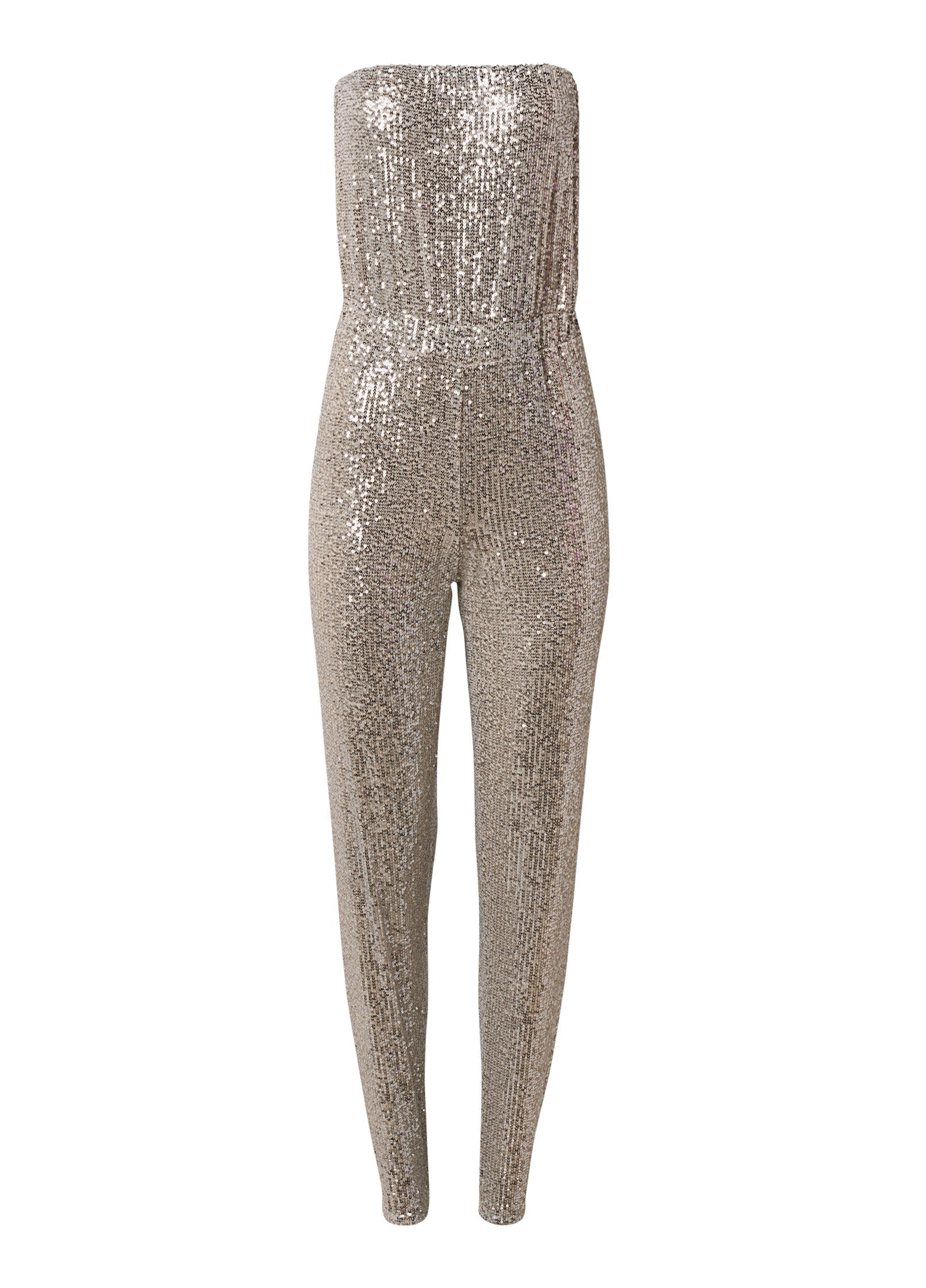 Strapless Sequin Jumpsuit - Champagne | Venus Special Offer