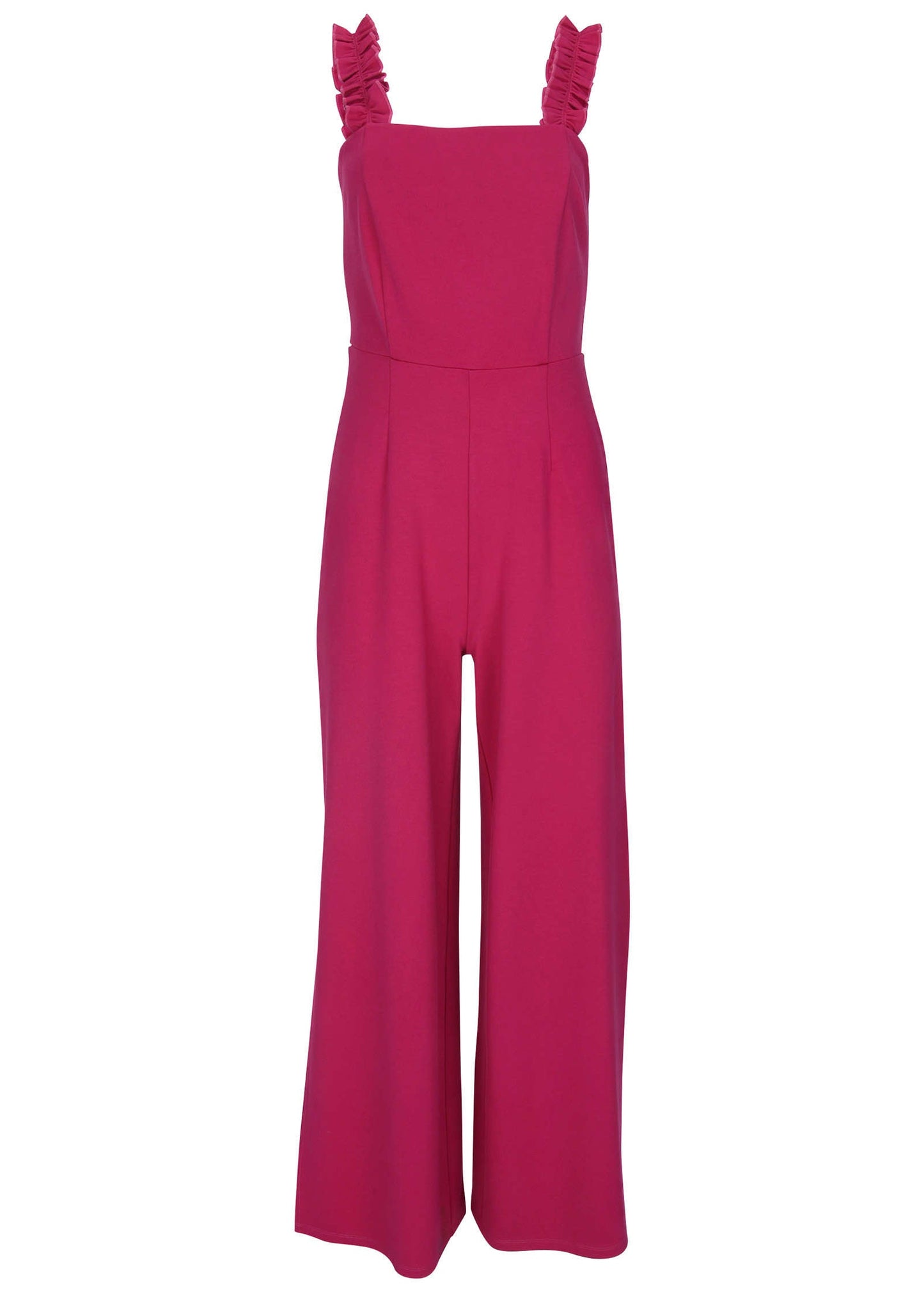 Wide Leg Ponte Jumpsuit - Granita | Venus Best Seller