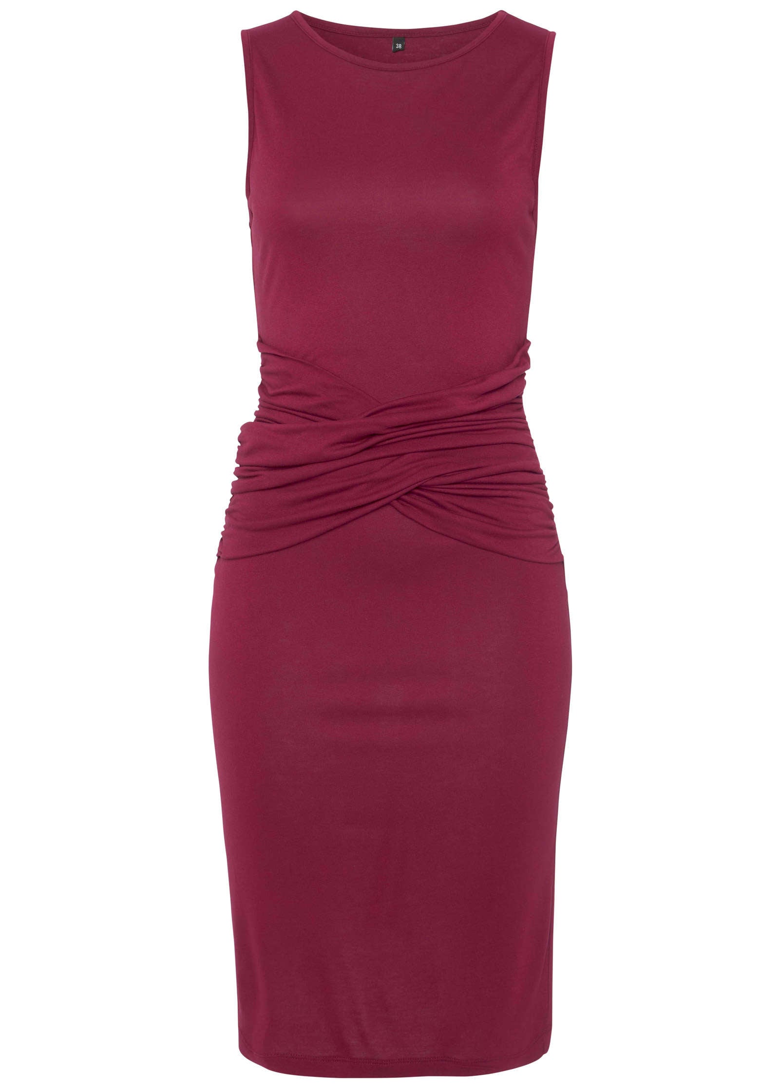 Wrap Front Dress - Burgundy | Venus Value