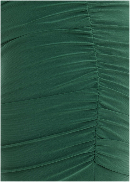 Ruched Side Ponte Mini - Tropical Green | Venus Popular Choice