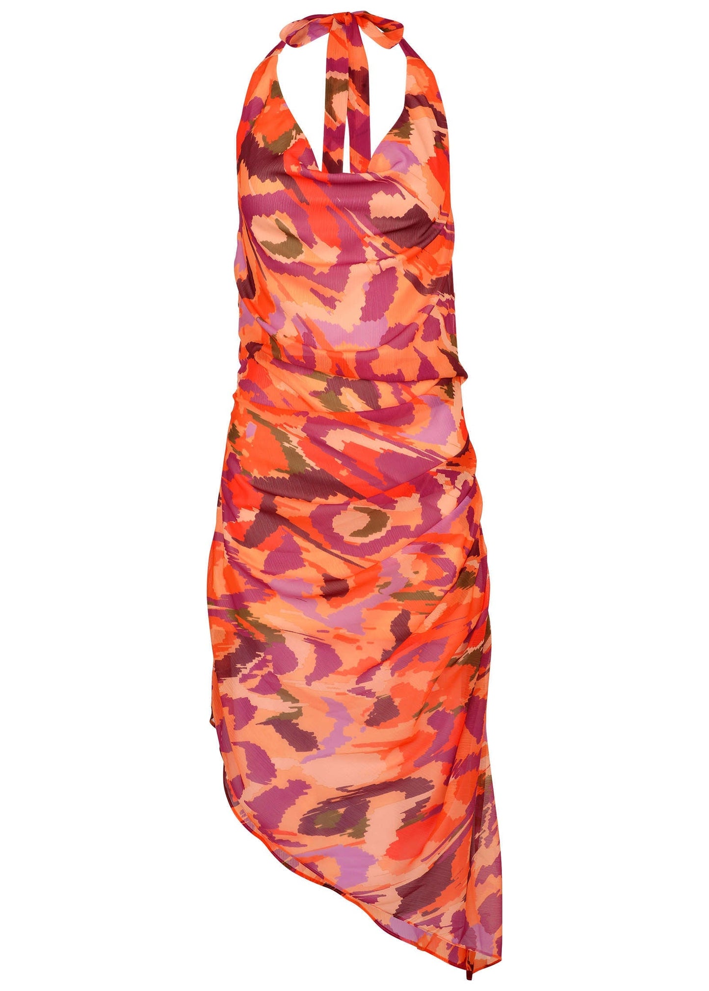 Chiffon High-Low Dress - Soft Ikat | Venus Limited Edition