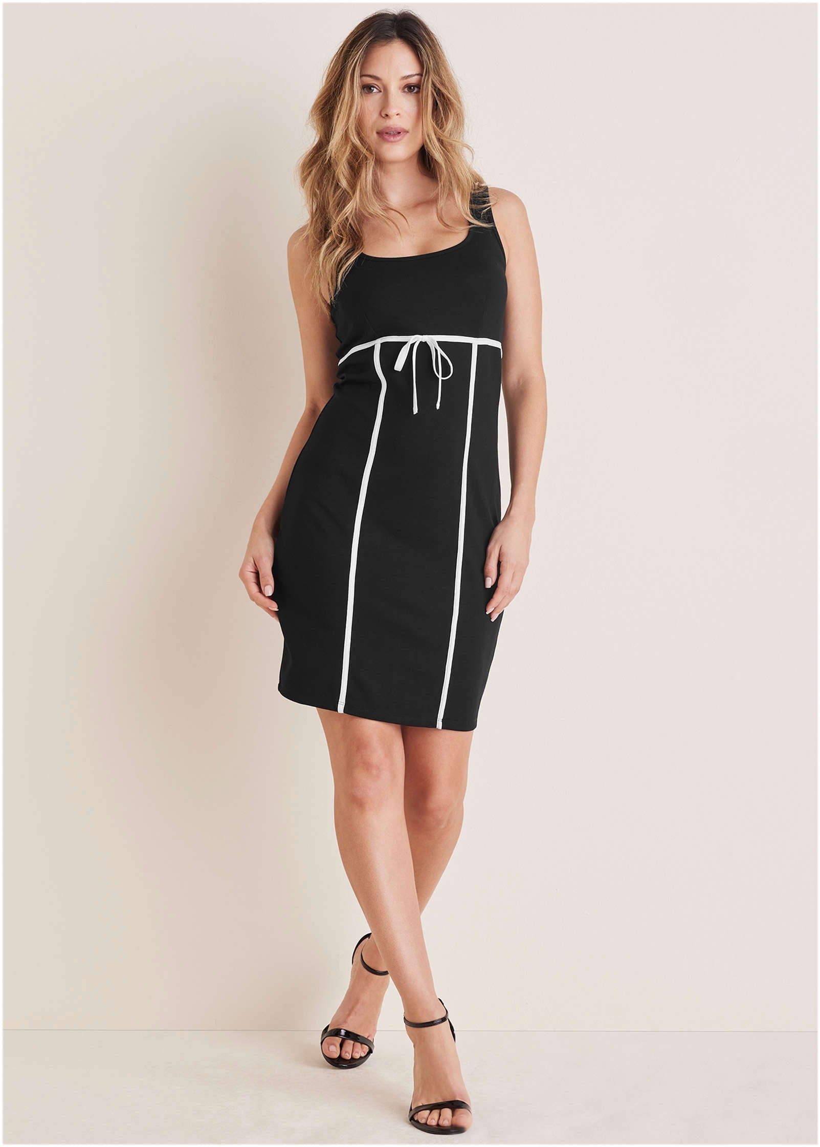 Ponte Bodycon Mini - Jet Black | Venus Special Offer