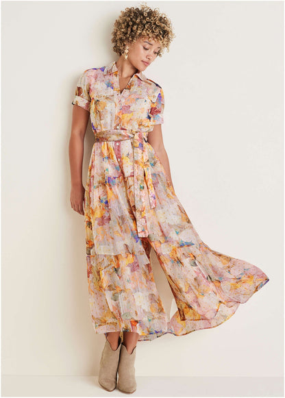 Solid Shine Detail Maxi Digital Wildflowers | Venus Limited Edition