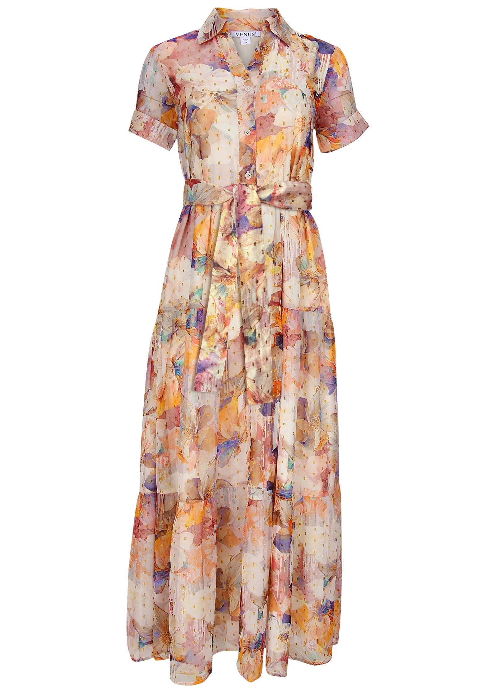Solid Shine Detail Maxi Digital Wildflowers | Venus Limited Edition