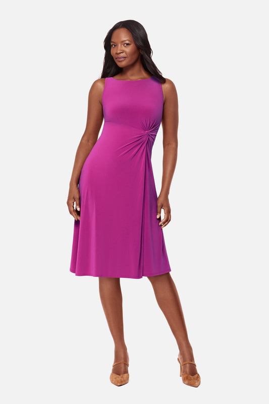 Remi Fit & Flair Shaping Dress in Framboise | Venus Best Seller