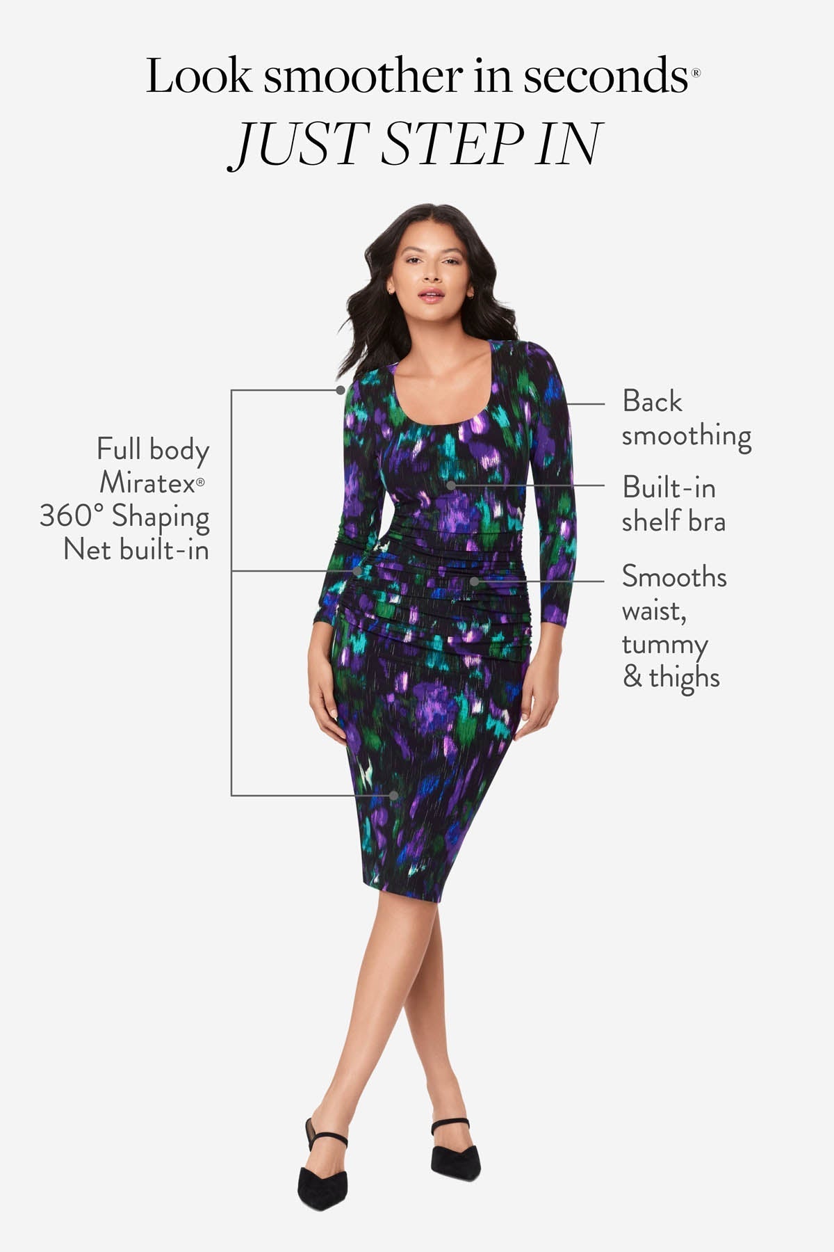 Suri Shaping Dress in Violetta | Venus Limited Edition
