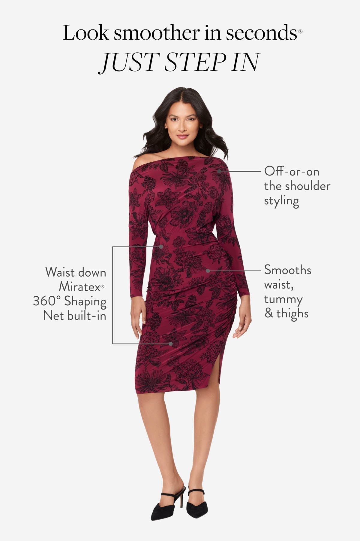 Niki Shaping Dress in Sketch | Venus Value