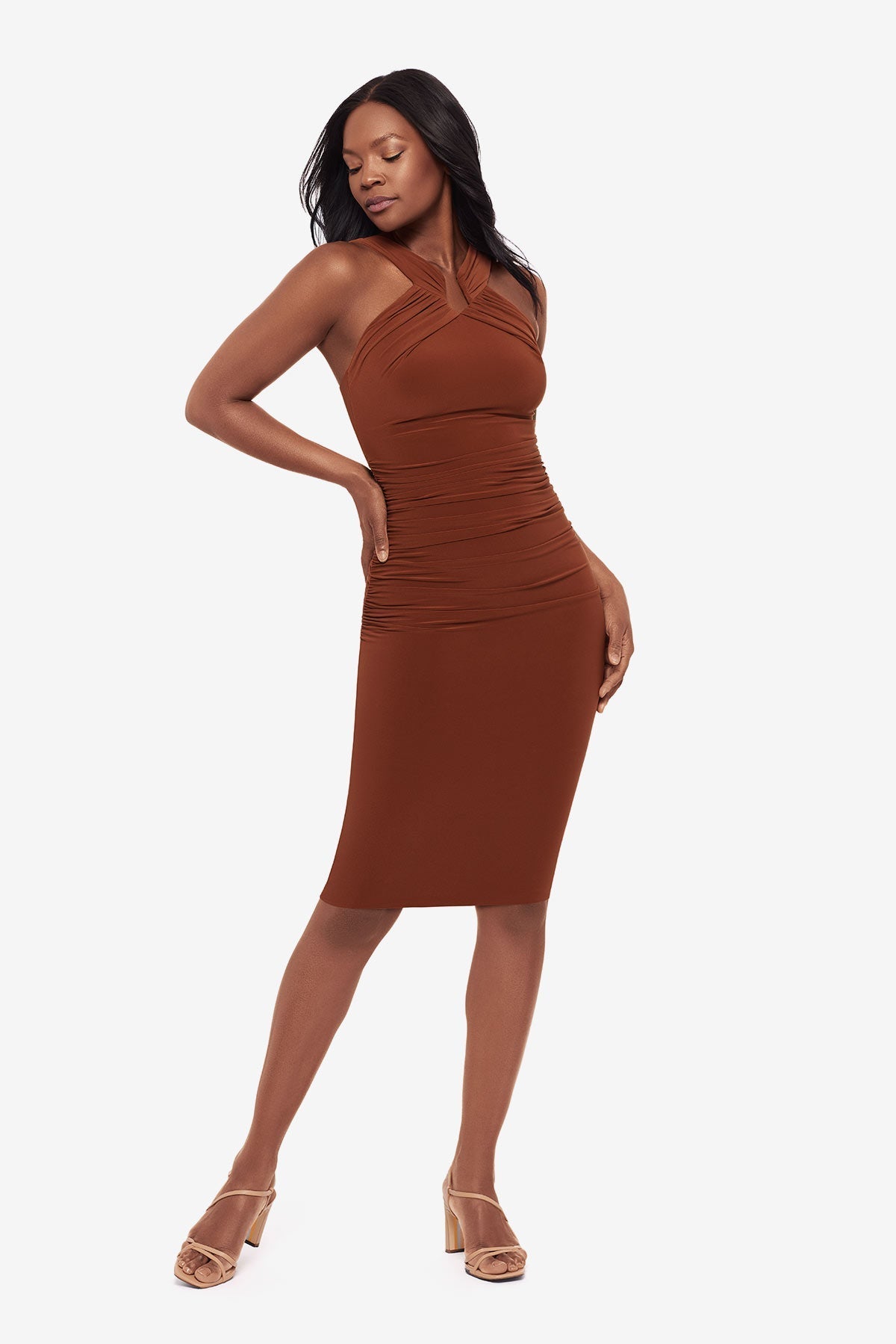 Idol Shaping Dress in Copper | Venus Limited Edition