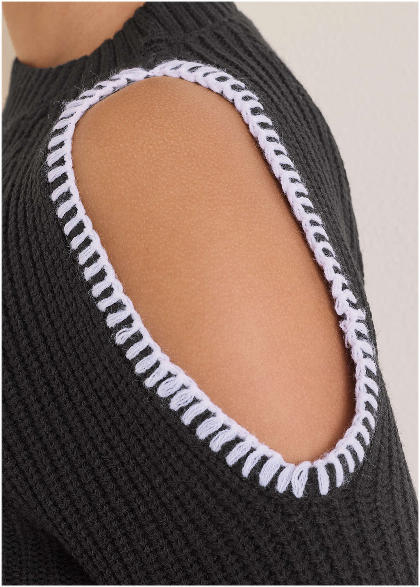 Cold Shoulder Sweater - Jet Black | Venus Customer Favorite