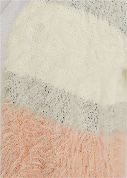 Eyelash Cardigan - White Multi | Venus Sale