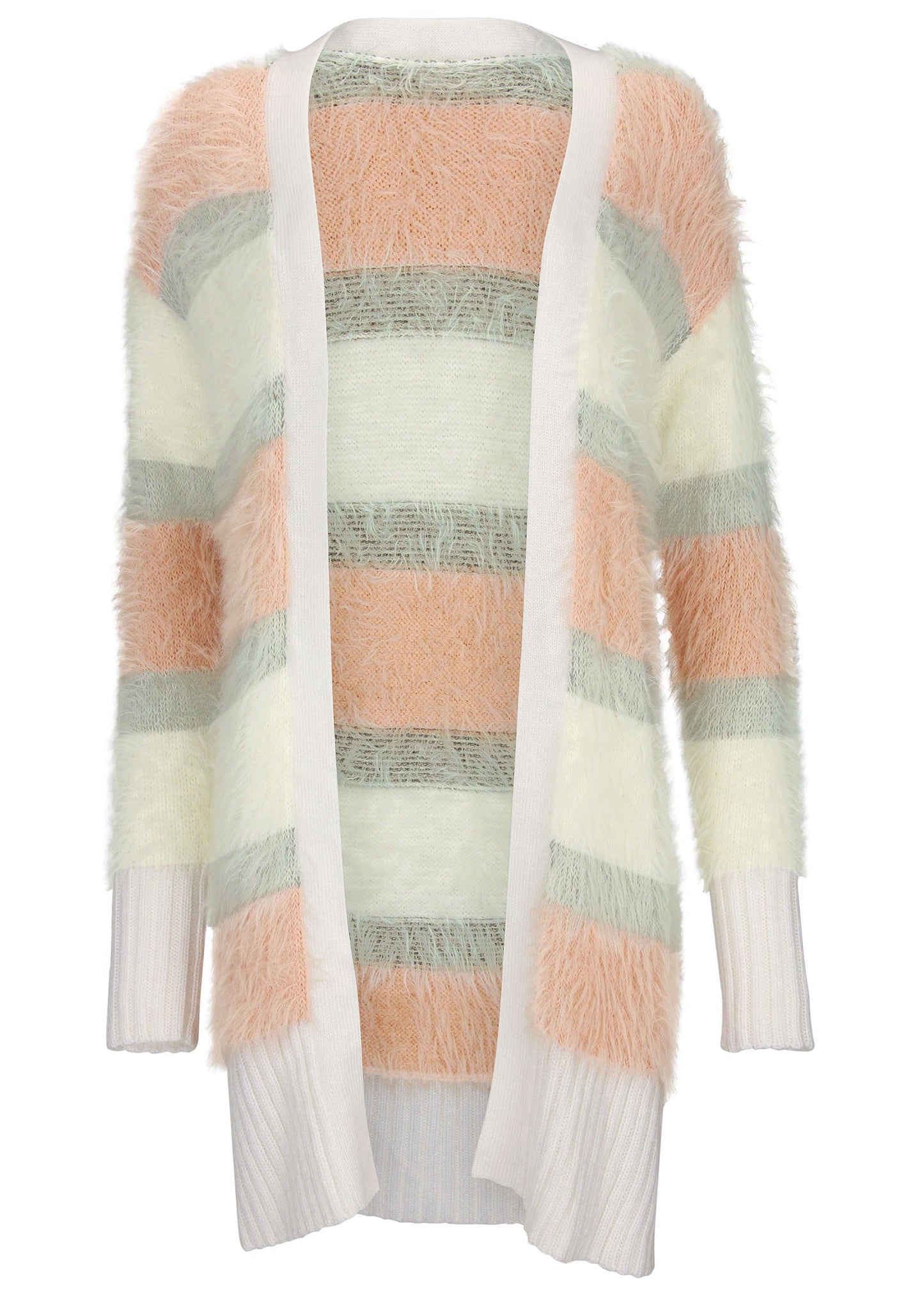 Eyelash Cardigan - White Multi | Venus Sale