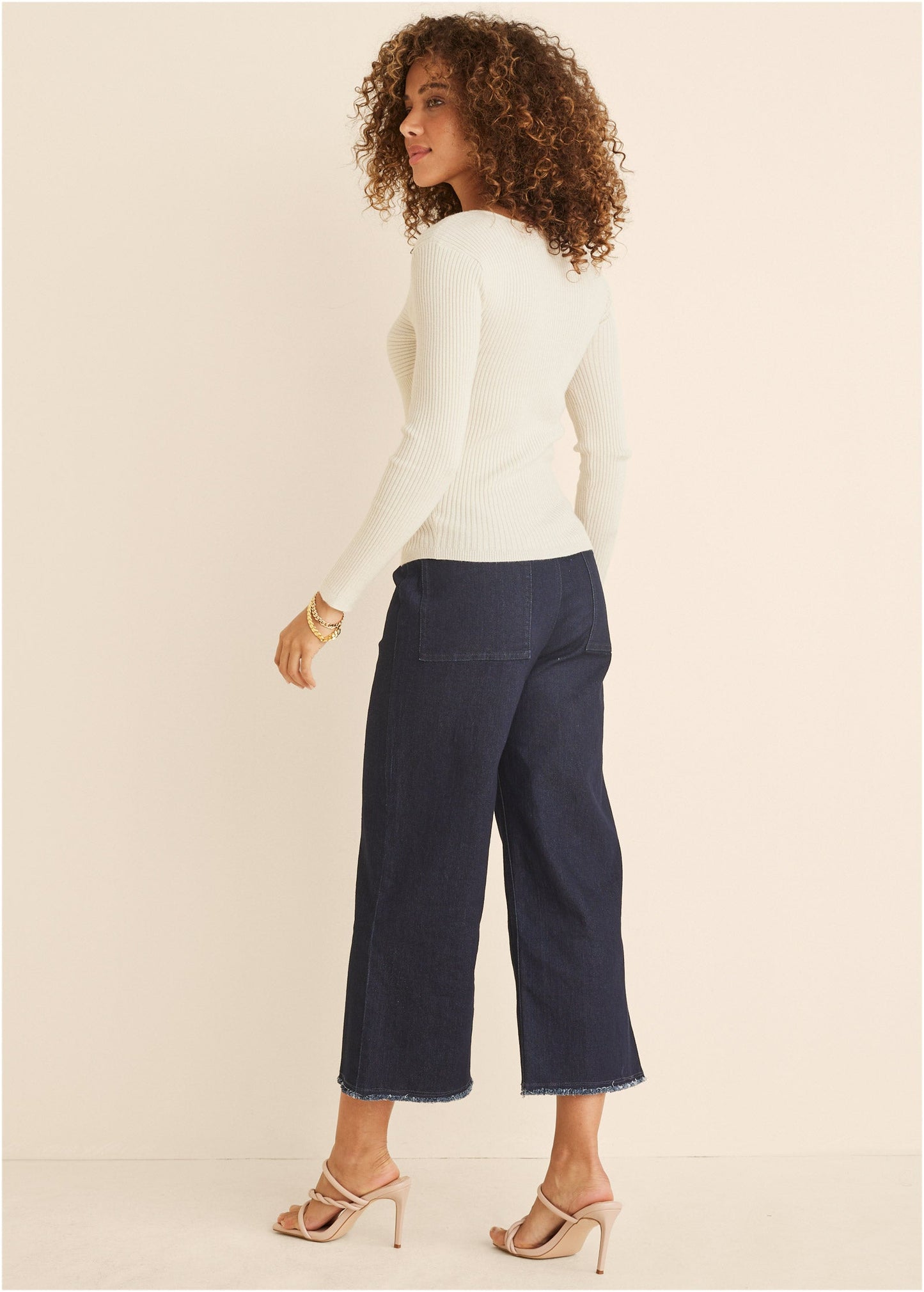 Long Sleeve Sweater - Cloud Dancer | Venus Special Offer