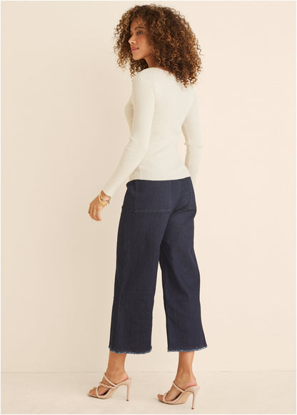 Long Sleeve Sweater - Cloud Dancer | Venus Special Offer