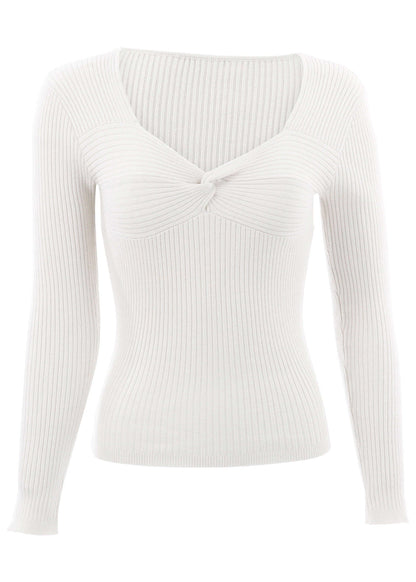 Long Sleeve Sweater - Cloud Dancer | Venus Special Offer